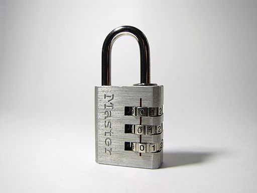 3-combination Master padlock